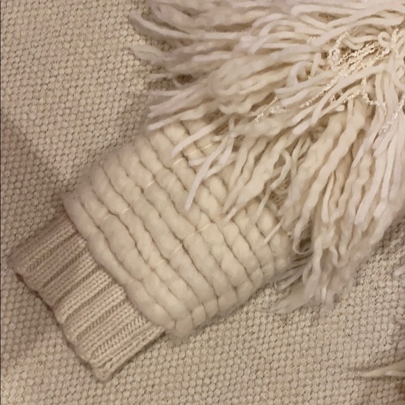 Adam Lippes Wool Shag Cardigan Jacket in Cream fits like a Med - Picture 7 of 14